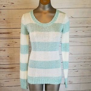 Rue21 Striped Sequin Sweater